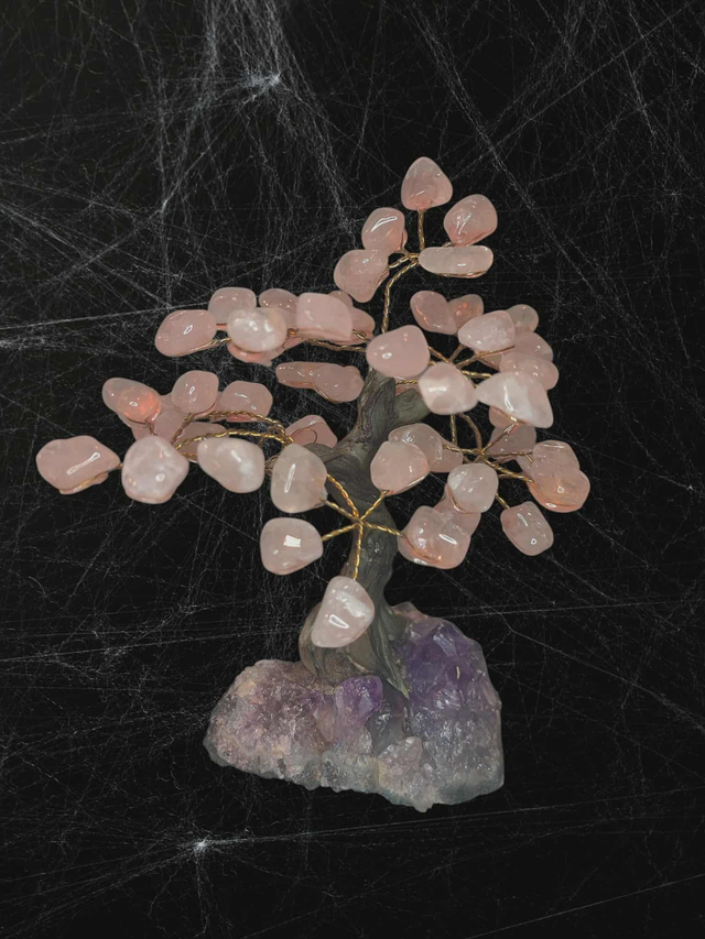 Arbre Quartz rose