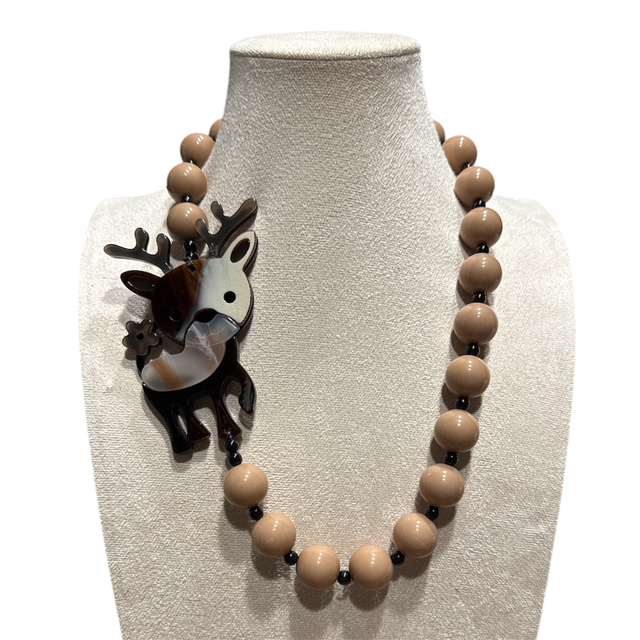 Collana renna cioccolato - 26CC-13