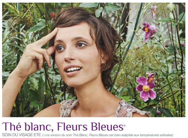 Soin Visage Thé Blanc, Fleurs Bleues