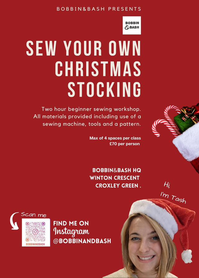 SEW YOUR OWN CHRISTMAS STOCKING