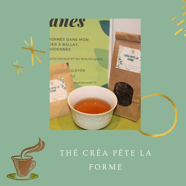 Crea pète la forme  - Thé noir 100g