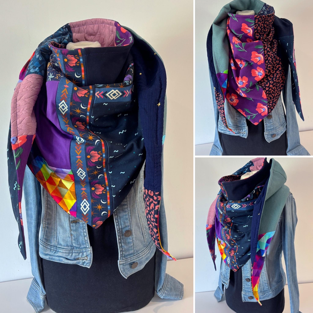 Maxi Chèche E318 Patchwork double Été