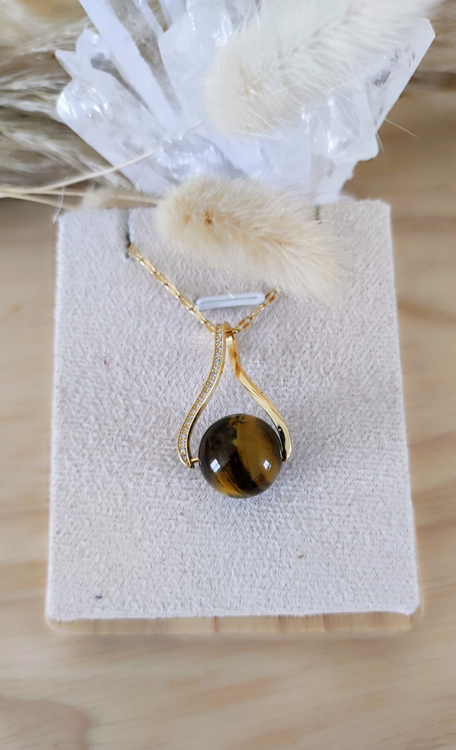 Pendentif Oeil de tigre