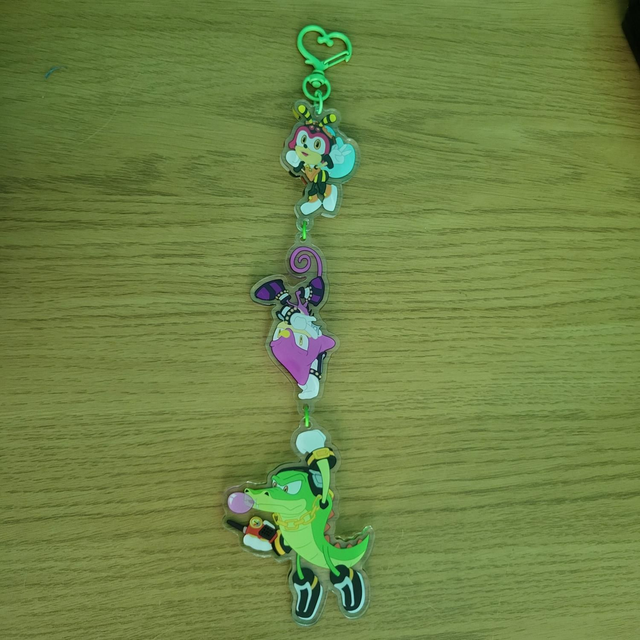 Team Chaotix Connected Acrylic Charm