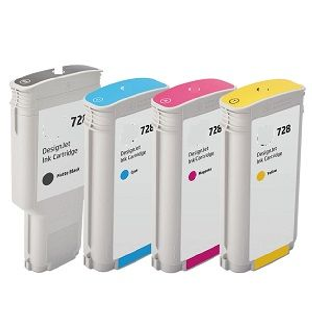 130ml Yellow compa Hp Designjet T730  | T830 #728Y