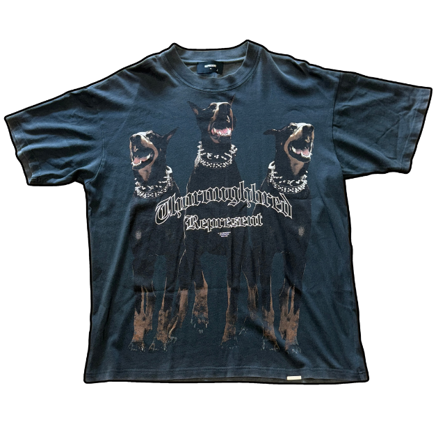Represent Doberman Tee Black - M