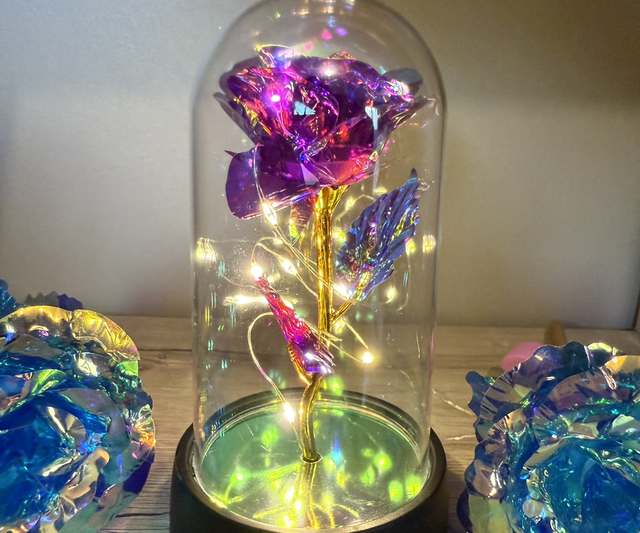 Rose violette petite taille 