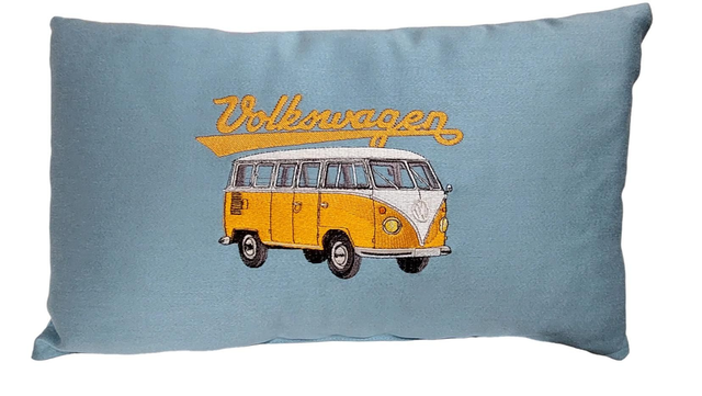 Coussin  brodé Van 30x50cm 