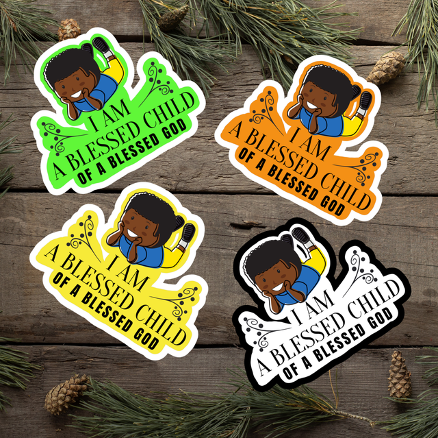 “BLESSED CHILD” Stickers (Boy)