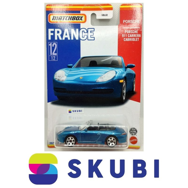 Porsche 911 Carrera Cabriolet - FRANCE 2021 12/12 - Matchbox