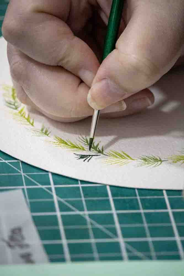 Bon Cadeau Atelier Aquarelle - édition Noël