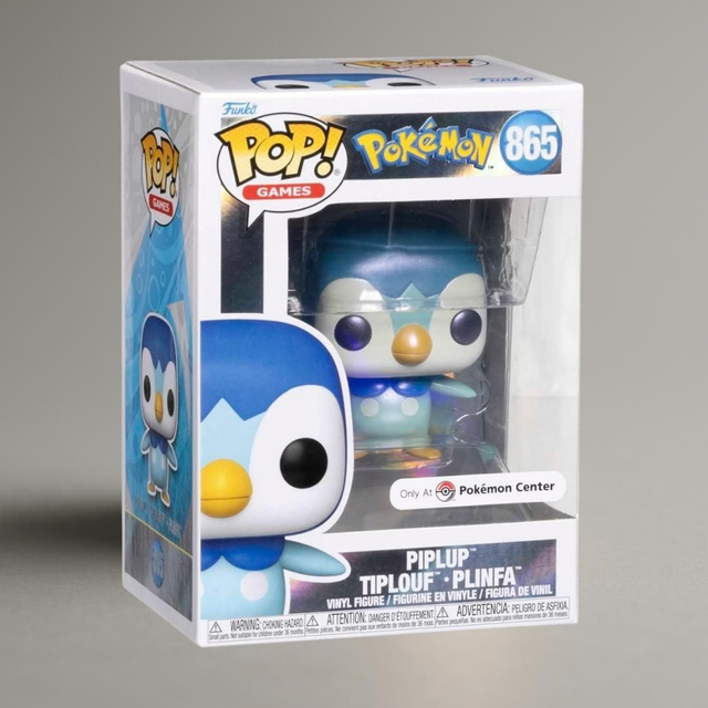 Piplup Pearlescent Pop! Vinyl ,Pokémon Center