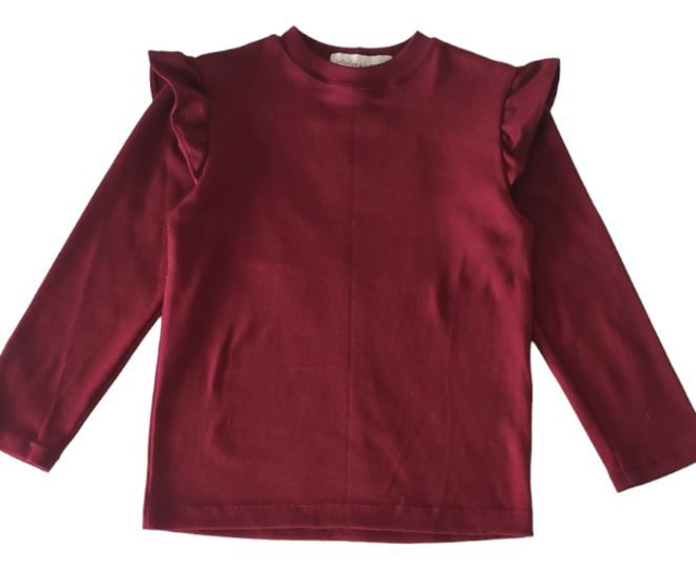T-shirt bordeaux
