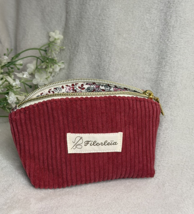 Trousse XS Framboise Bleuet Rose