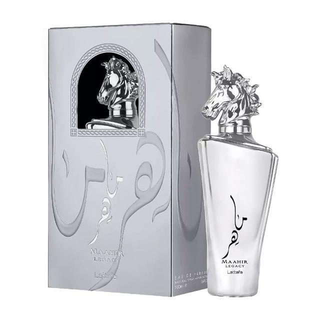 Lattafa Maahir Legacy Eau De Parfum Spray For Men, 3.4 Ounce