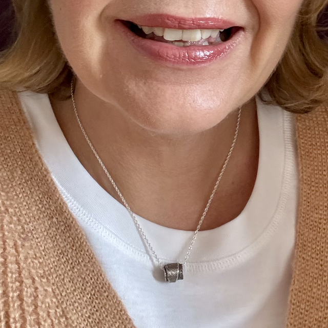Silver Sage Wrap Bead