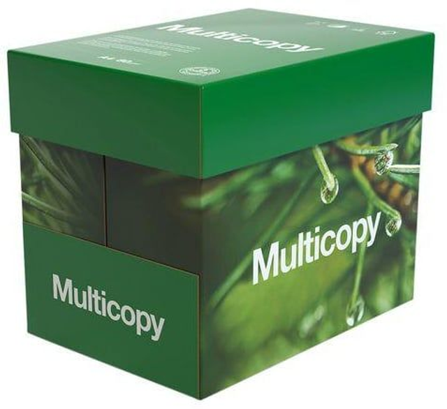 Kopieringspapper MultiCopy A4 Hålat 80g, 5x500/krt