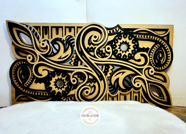 Tableau en bois 3D