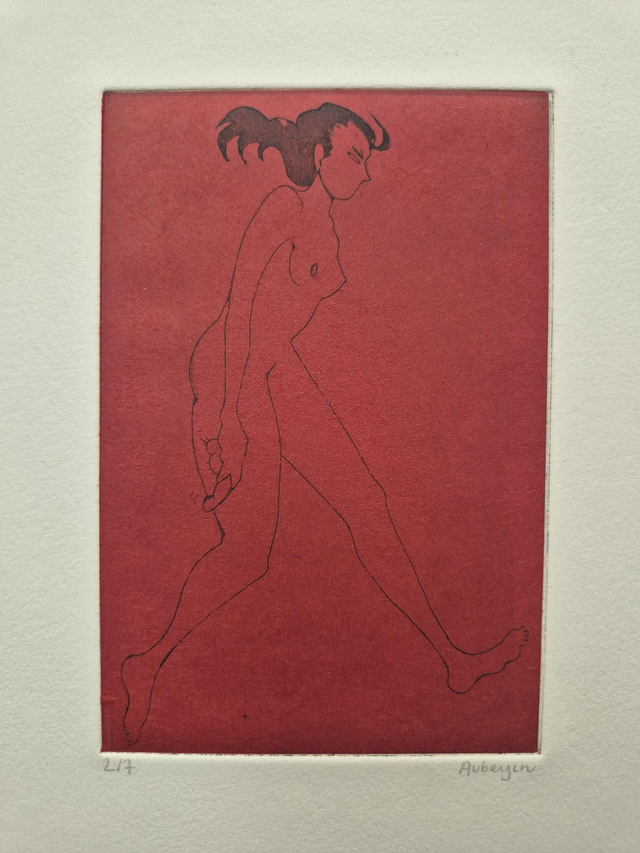 La Colère - Gravure