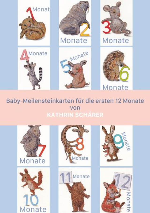 Baby-Meilensteinkarten