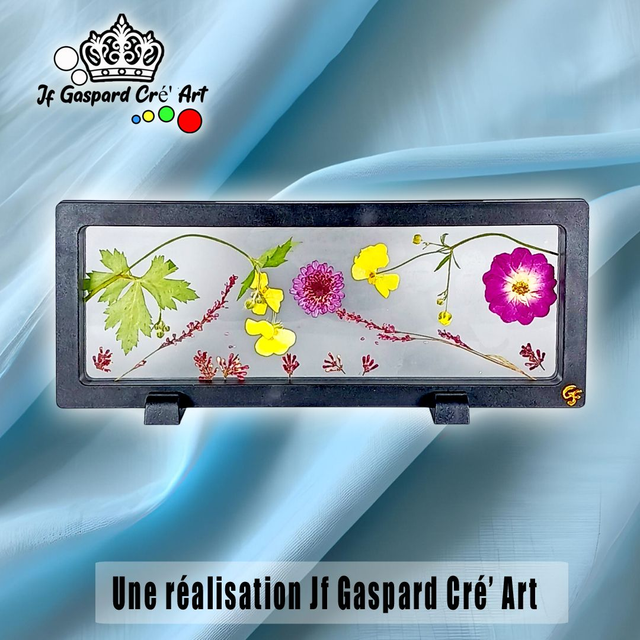 Petit Cadre a Posé 24 x 9 🌺 &quot;Rêverie Botanique&quot;