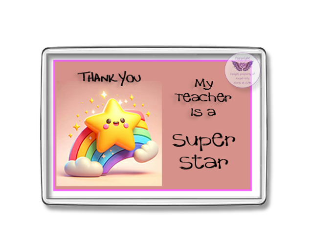 Schools Out Oblong Fridge Magnet FM18