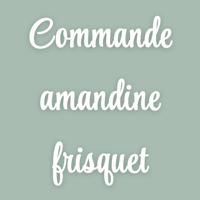 Commande amandine frisquet