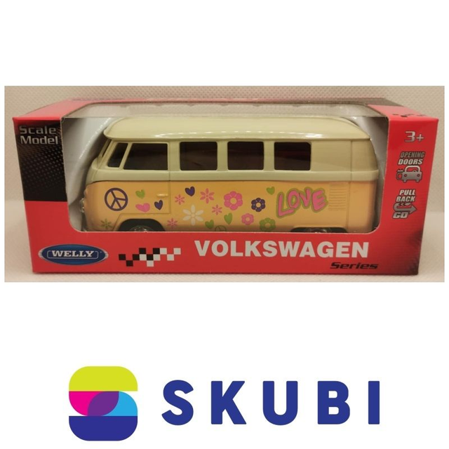 1963 Volkswagen T1 Bus - Welly No. 49764A3 - 1:38