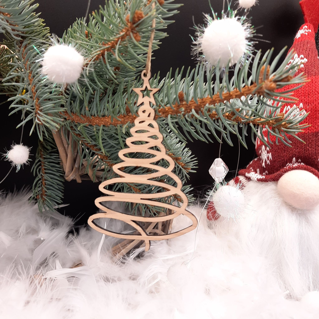 Boule de Noël en Frêne massif - Modèle 18