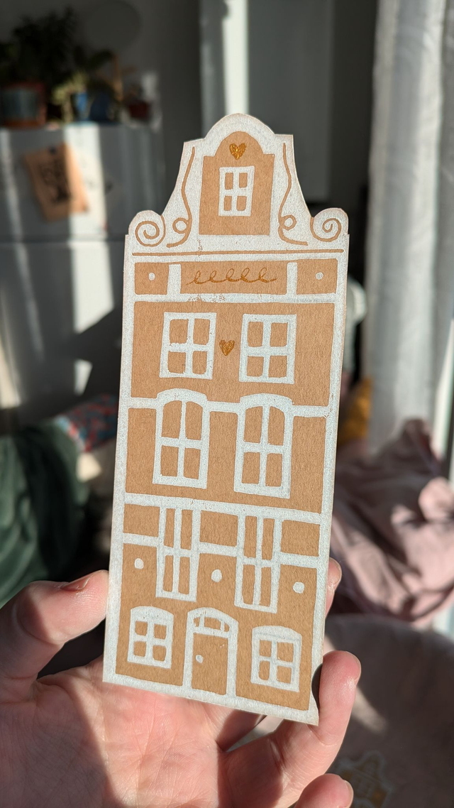 Lot de 5 cartes de vœux - Le village de Noël 2024