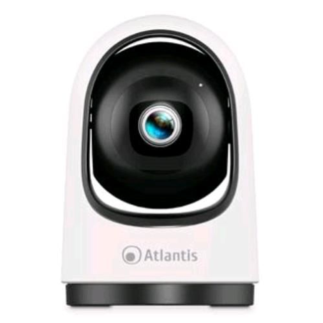 ATLANTIS A14-SC915 2MP VIDEOCAMERA WI-FI 2MPx MOTORIZZATA CONTROLLABILE DA REMOTO DAY &amp; NIGHT AUDIO A DUE VIE COMPATIBILE CON GOOGLE ED ALEXA BIANCO