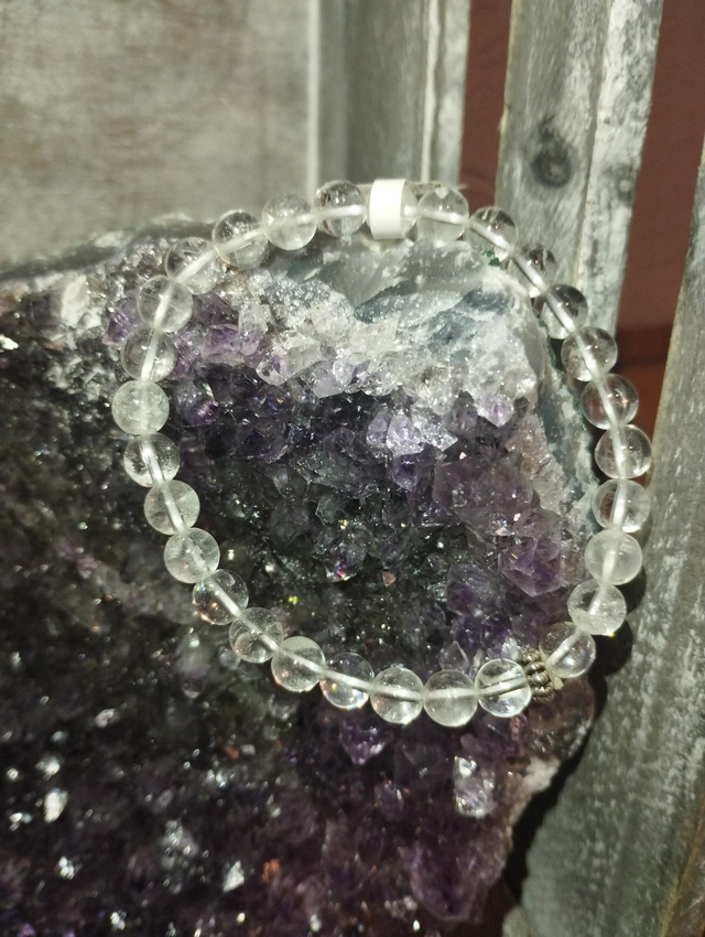 Bracelet Cristal de Roche 6mm