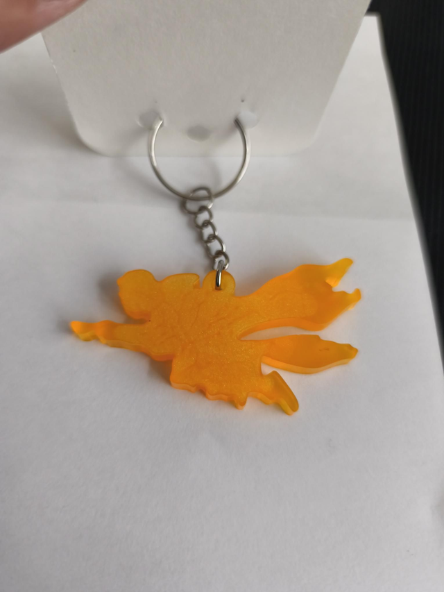 Porte-clé homme volant Orangé