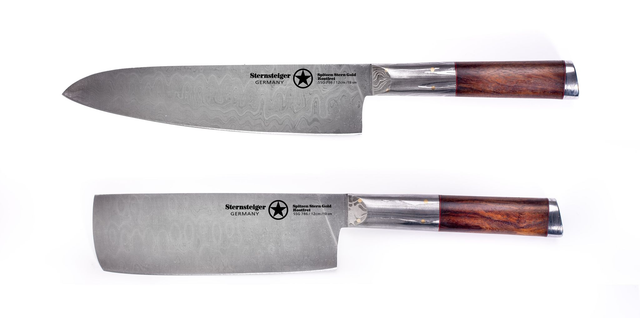 Nakiri + Chefs Knife I Stainless