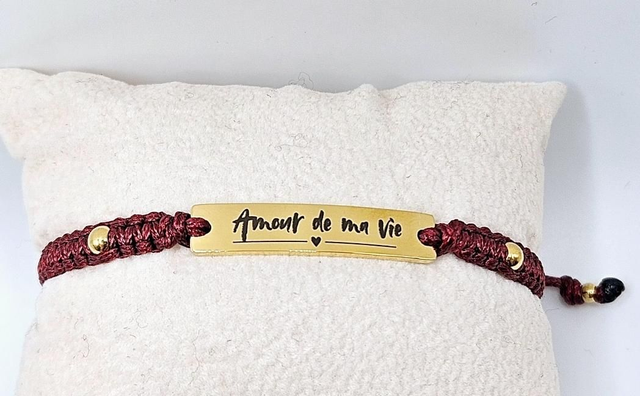 Bracelet &quot;amour de ma vie &quot;