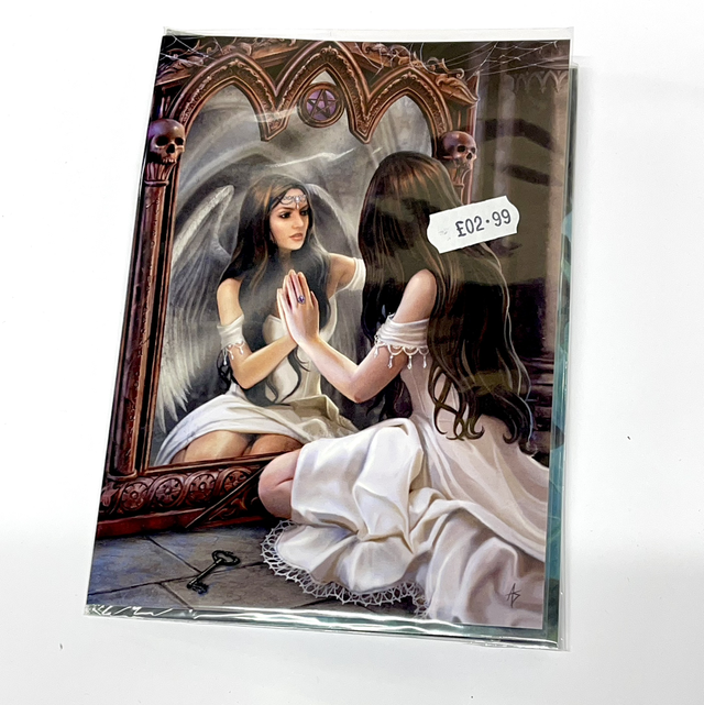 Anne Stokes Greetings Cards - Magical Mirror 