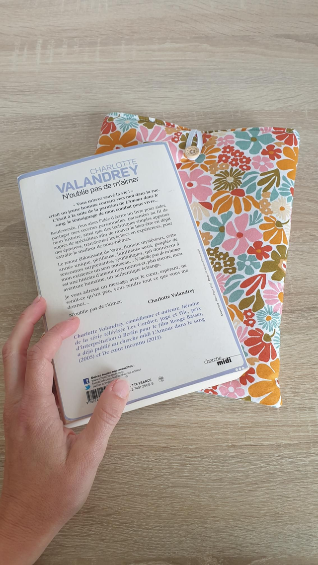 Pochette à livre POCHE ou BROCHE FLEURI VINTAGE