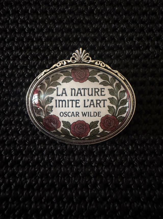 Citation d'Oscar Wilde - La Nature imite l'Art