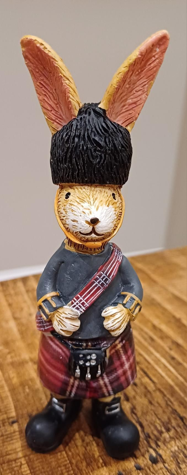 Tartan Rabbit, 14cm