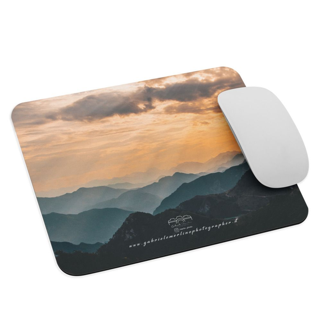  Tappetino mouse sunset mountain 