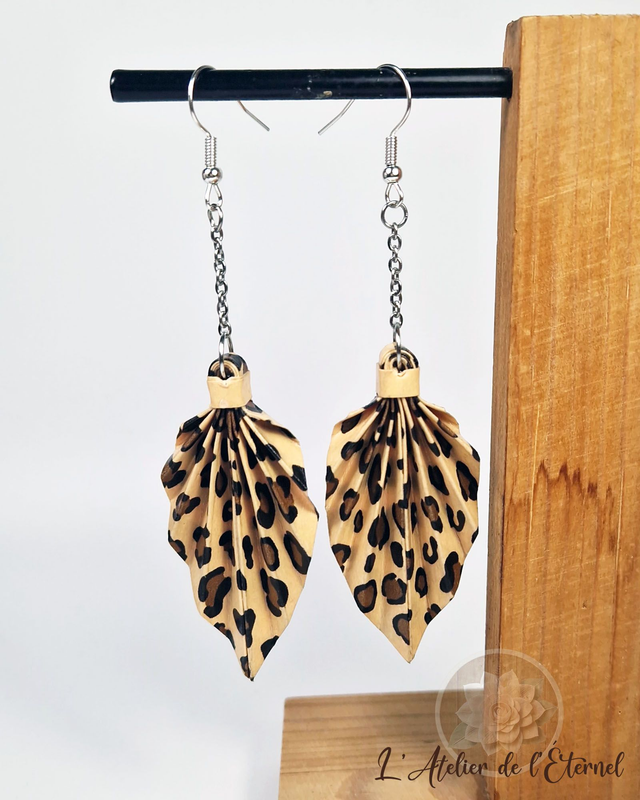 Boucles d'oreilles Leafline - Collection animale