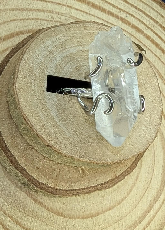 Bague pointe de Quartz 
