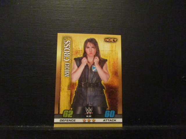 Nikki Cross - NXT Slam Attax 10th Edition Original Trading Card #207
