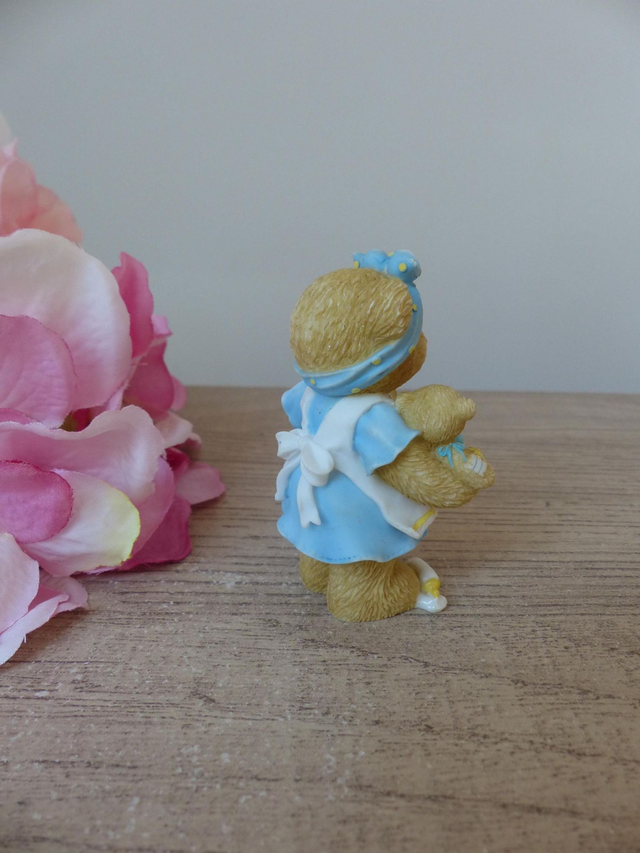 Maman Ours en Résine Cherished Teddies , félicitations ce sont des jumeaux, édition limitée Enesco, collection ours, cadeau maman naissance