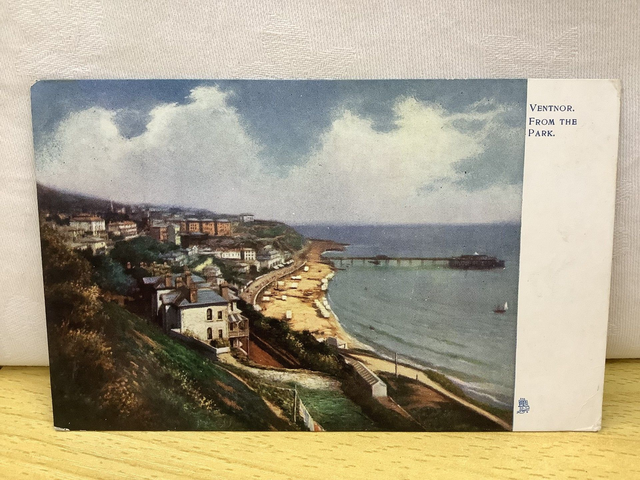 Ventnor, from the Park, Isle of Wight Posted 1923 Raphael Tuck &amp; Sons Oilette Antique postcard. Our No. R804 £2.50