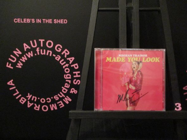 Meghan Trainor - 'Made You Look' Authentic Autographed Single Cover (3)