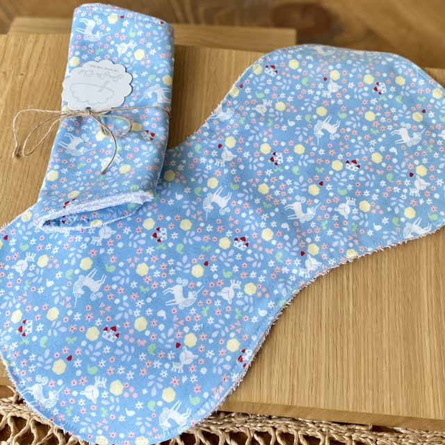 Baby Burp Cloth - Unicorns