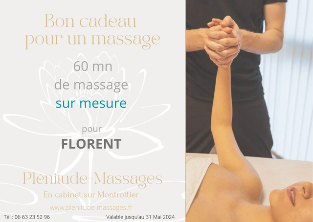 Massage sur mesure 1h