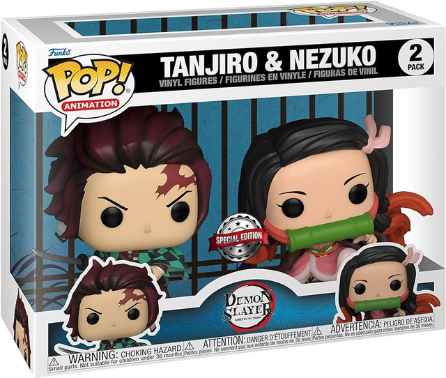 Demon Slayer: Tanjiro & Nezuko 2-Pack Pop!