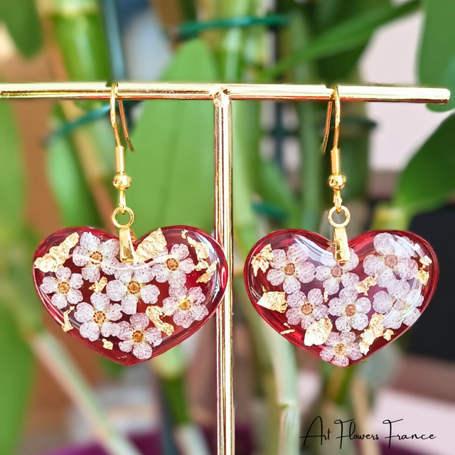 Boucles d'oreilles L'aubépine monogyne